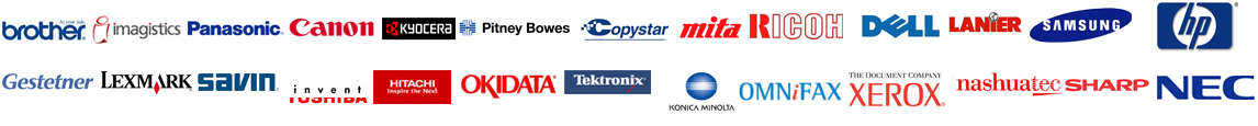 List of Copier Brands available in Clear Choice Technical Services